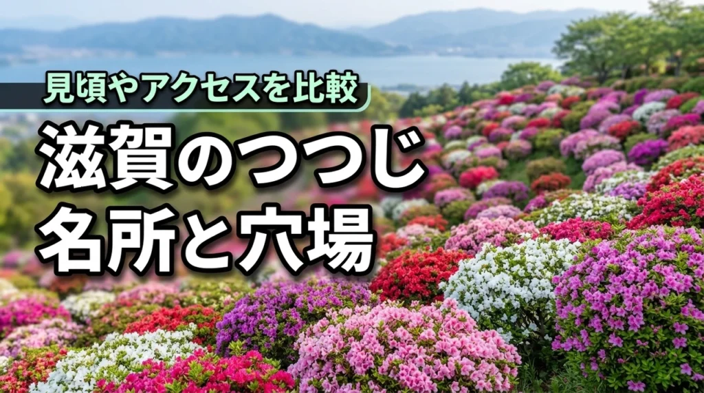 滋賀のつつじ、名所と穴場どっちがおすすめ？見頃やアクセスも解説！