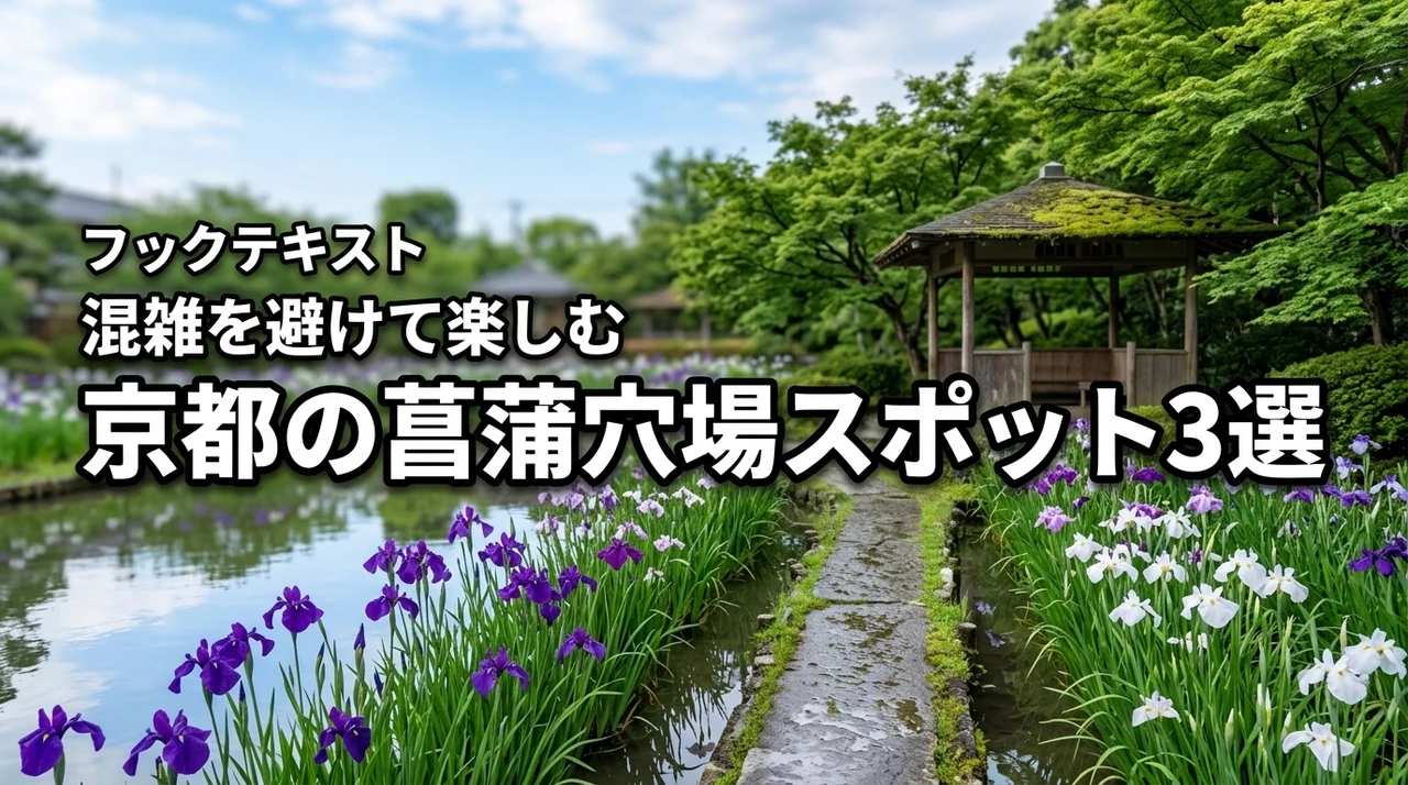 【必見】京都の菖蒲名所で混雑しない穴場はどこ？おすすめ3選を紹介