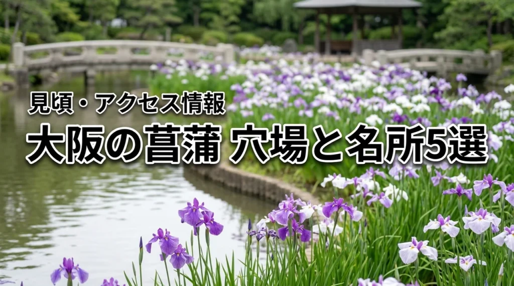 大阪の菖蒲なら穴場が正解！名所も含めたおすすめ5選と見頃・アクセス情報