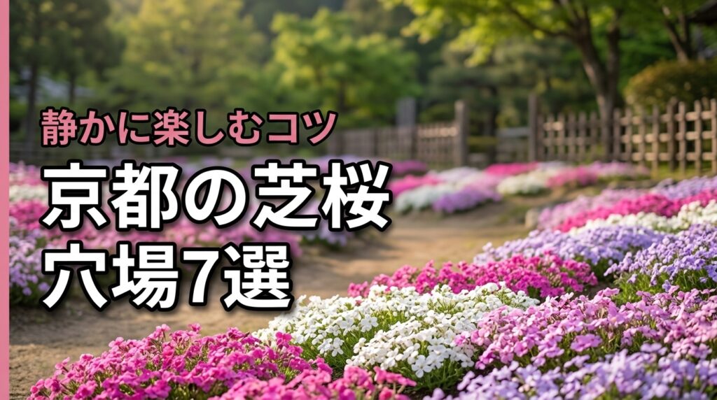 必見！京都の芝桜穴場名所7選！静かに楽しむコツと見頃・アクセス情報
